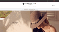 Desktop Screenshot of helenkaminski.com.au